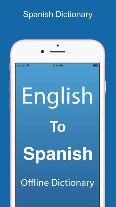 Tangkapan skrin Spanish Dictionary &Translator