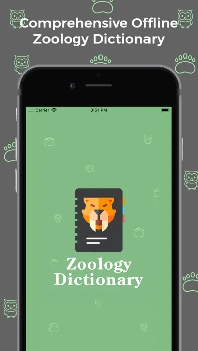 ภาพหน้าจอของ Zoology Dictionary -  Offline
