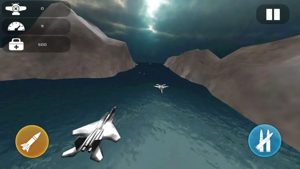 Capturas de tela do Aero Assault Shooter Hero