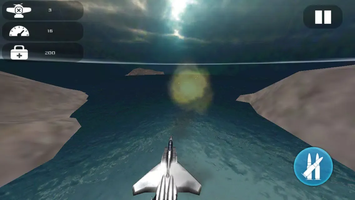 Capturas de tela do Aero Assault Shooter Hero
