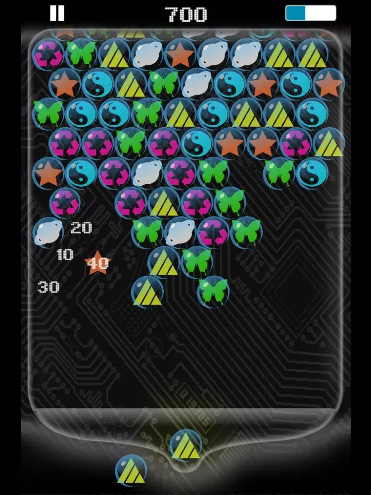 Capturas de tela do Bubble Shooter Circuit Mania iPad 