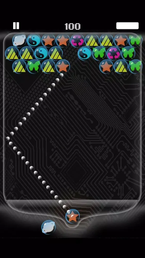 Capturas de tela do Bubble Shooter Circuit Mania