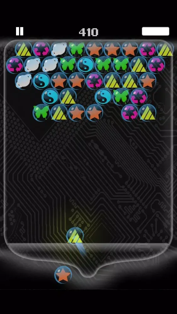 Capturas de tela do Bubble Shooter Circuit Mania