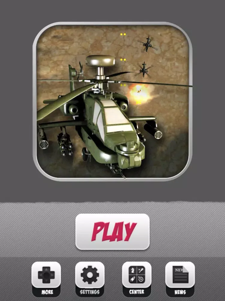 Zrzuty ekranu Cool Helicopter Shooting Game iPad 