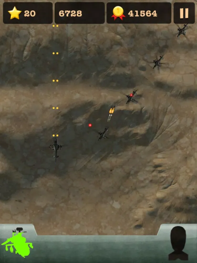 Zrzuty ekranu Cool Helicopter Shooting Game iPad 