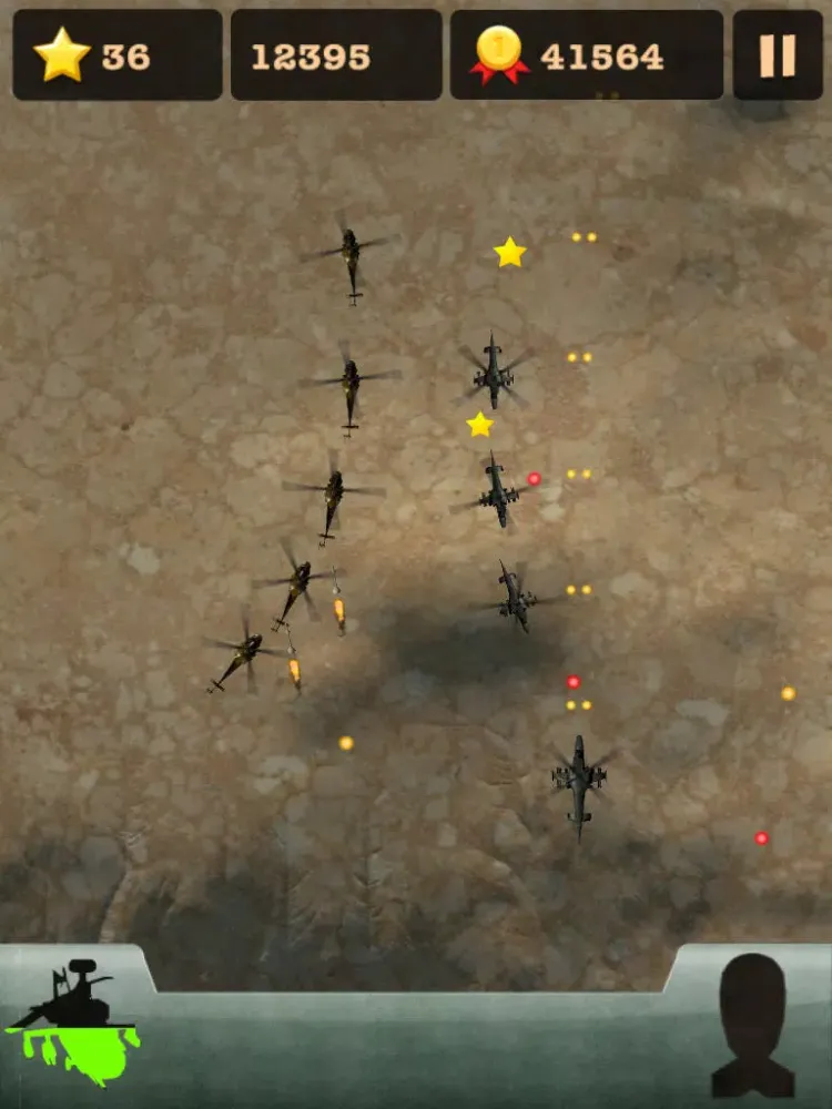 Zrzuty ekranu Cool Helicopter Shooting Game iPad 