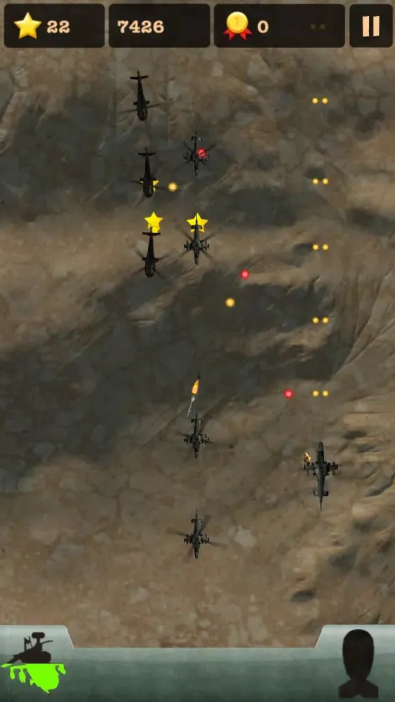 Zrzuty ekranu Cool Helicopter Shooting Game