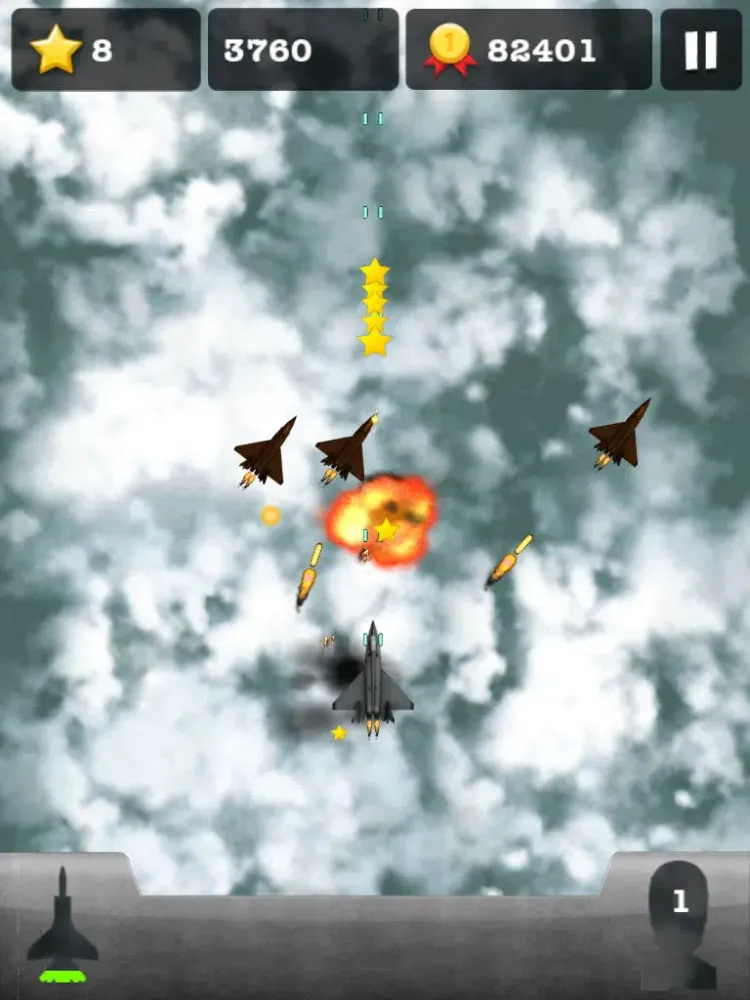 Capturas de tela do Fighter Planes Battle War iPad 
