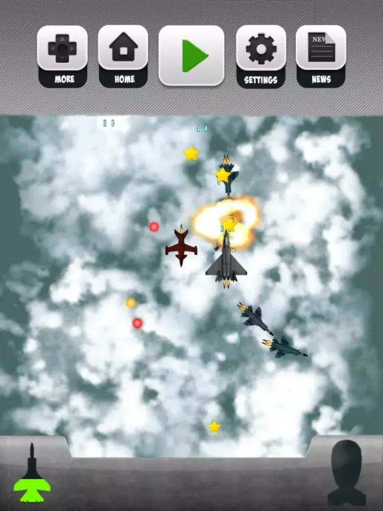 Capturas de tela do Fighter Planes Battle War iPad 