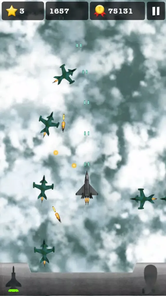 Capturas de tela do Fighter Planes Battle War