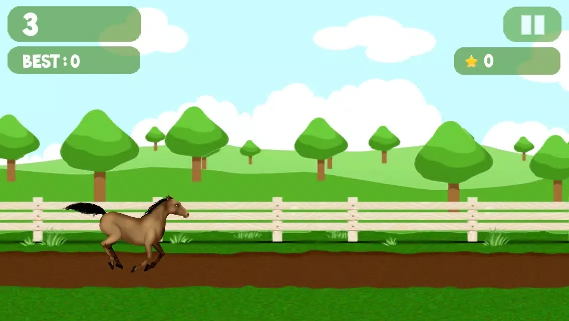Tangkapan layar Horse Run & Jump Free