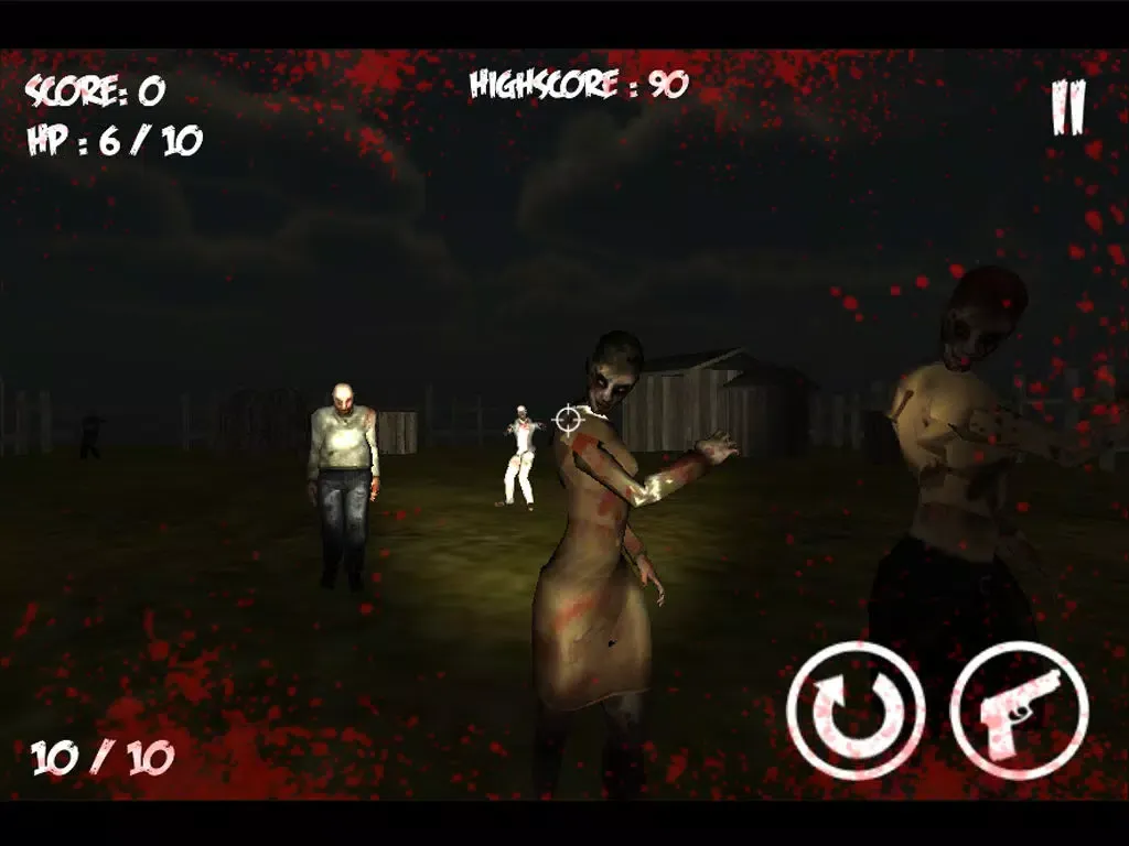 Zombie Attack Shooting Game iPad  Screenshots