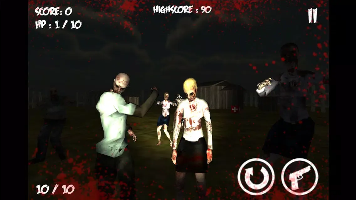 Zombie Attack Shooting Game Screenshots