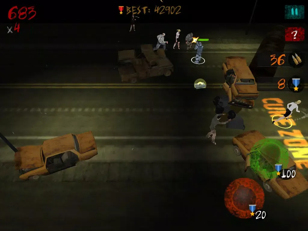 Zombie Street Shooting Frenzy iPad  Ekran Görüntüleri