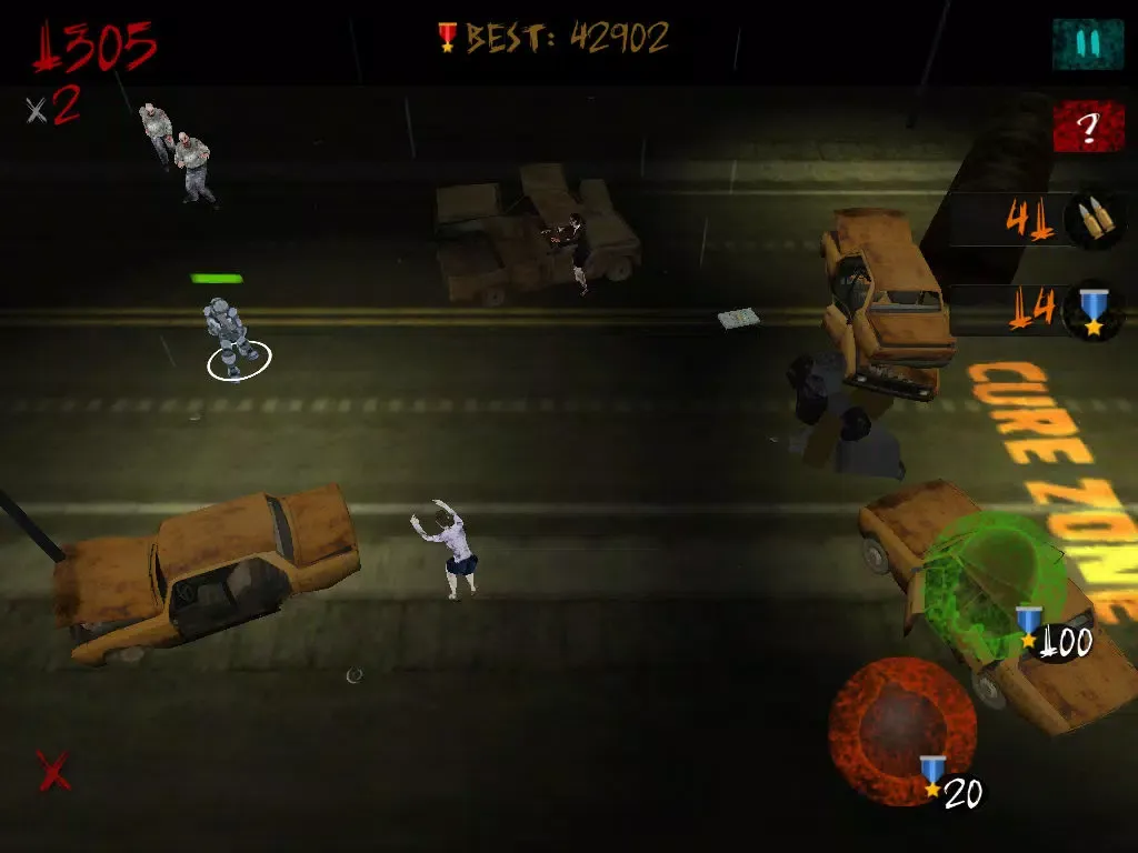 Zombie Street Shooting Frenzy iPad  Ekran Görüntüleri