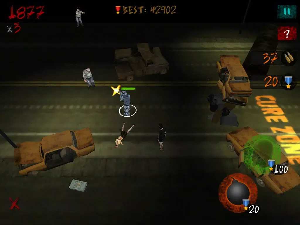 Zombie Street Shooting Frenzy iPad  Ekran Görüntüleri