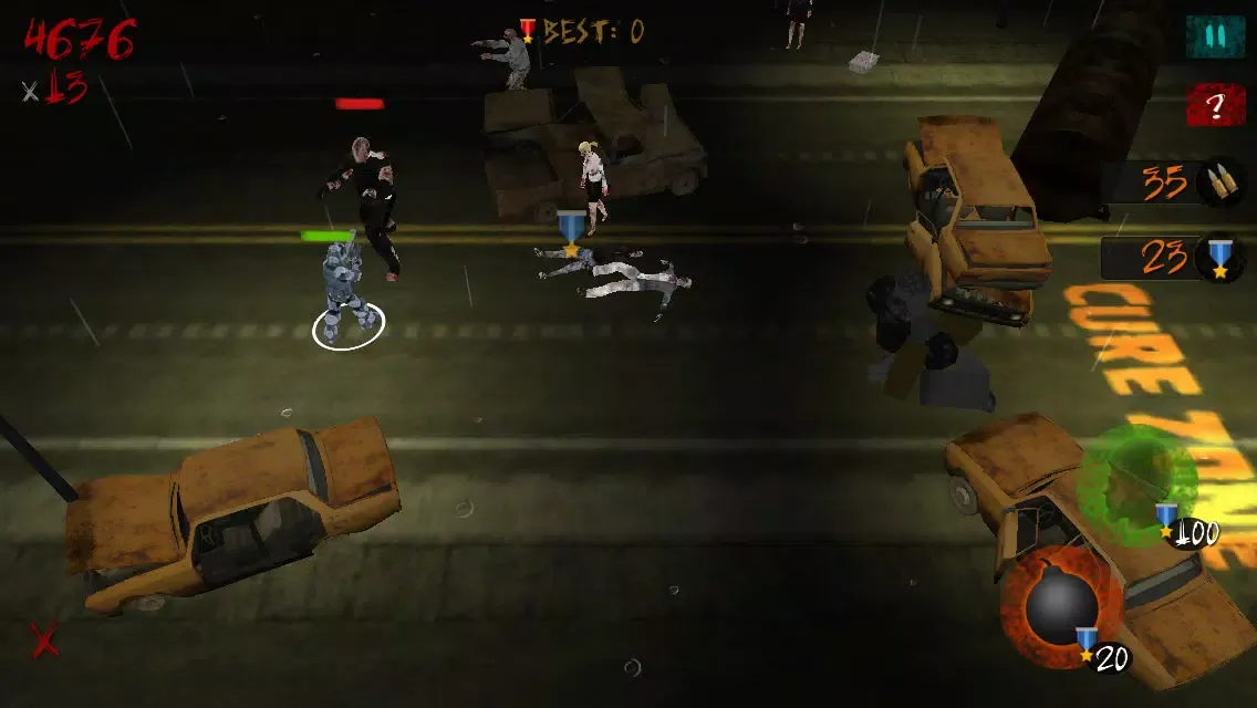 Zombie Street Shooting Frenzy Ekran Görüntüleri