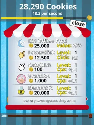 Cookie Click Free Game iPad  سکرین شاٹس