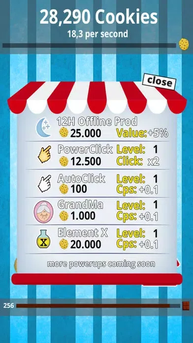 Cookie Click Free Game سکرین شاٹس