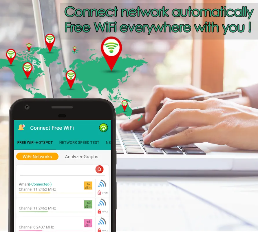 Connect Free WiFi Internet应用截图
