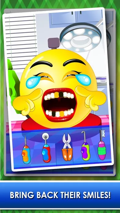 Captures d'écran de Emoji Dentist Doctor Salon - little spa kids games!