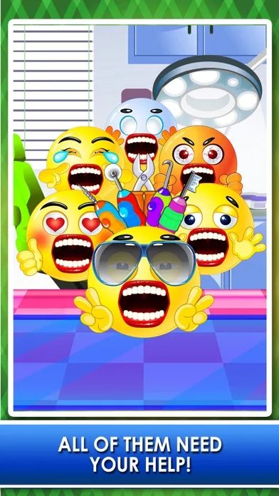 Captures d'écran de Emoji Dentist Doctor Salon - little spa kids games!