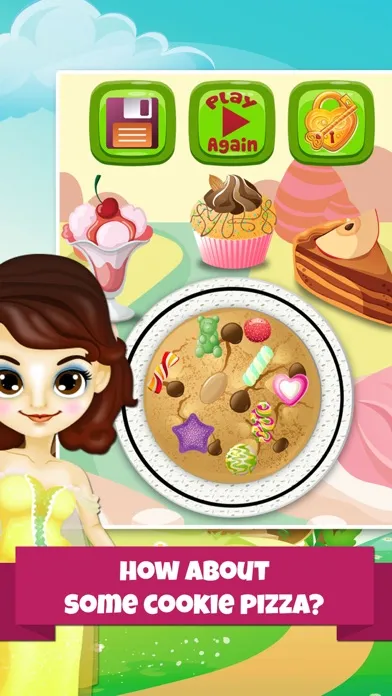 Ảnh chụp màn hình của Pizza Dessert Maker Salon - Candy Food Cooking & Cake Making Kids Games for Girl Boy!