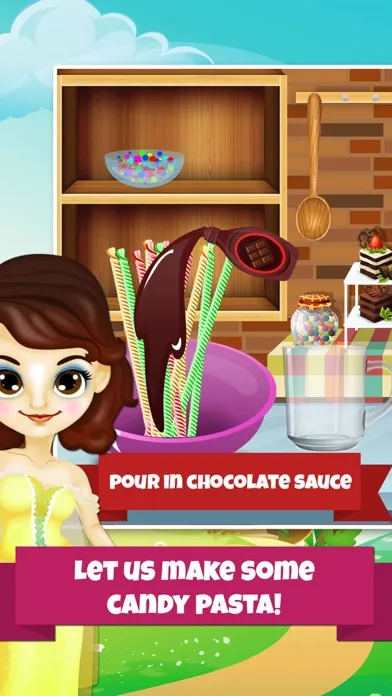 Ảnh chụp màn hình của Pizza Dessert Maker Salon - Candy Food Cooking & Cake Making Kids Games for Girl Boy!