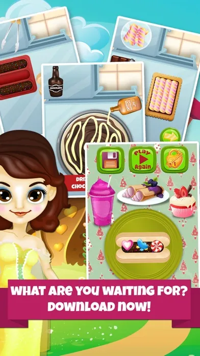 Ảnh chụp màn hình của Pizza Dessert Maker Salon - Candy Food Cooking & Cake Making Kids Games for Girl Boy!