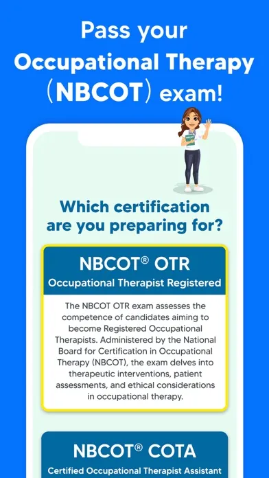 NBCOT Occupational Therapy OTR 스크린샷