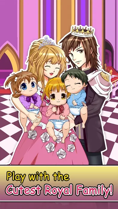 Capturas de tela do Anime Princess Salon Makeover - little fashion dress-up & make-up spa game for girl kids!