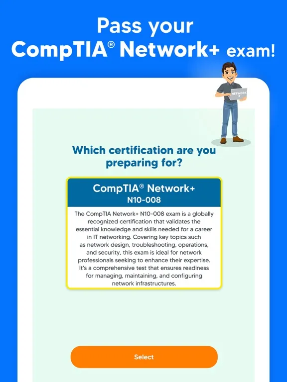 CompTIA Network+ Exam Prep Pro iPad 应用截图