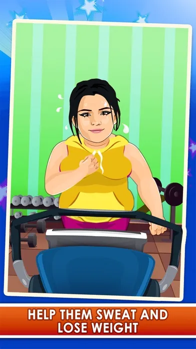 Capturas de tela do Celebrity Fit Race - running salon & fat jump-ing games!