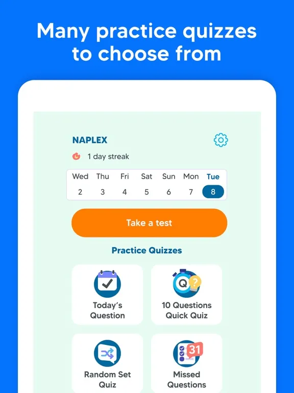 NAPLEX Exam Prep Practice Test iPad  Screenshots