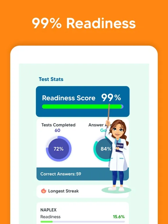 NAPLEX Exam Prep Practice Test iPad  Screenshots