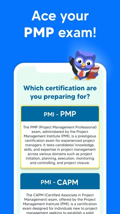 PMI PMP Exam Prep Test 2024 स्क्रीनशॉट