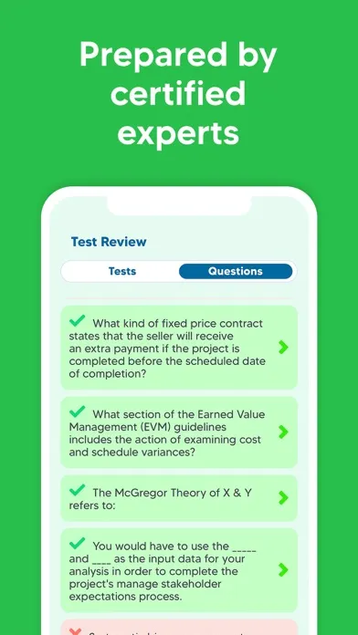 PMI PMP Exam Prep Test 2024 स्क्रीनशॉट