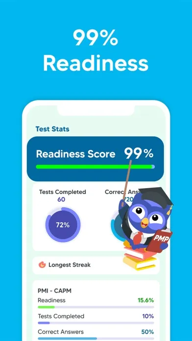 PMI PMP Exam Prep Test 2024 स्क्रीनशॉट