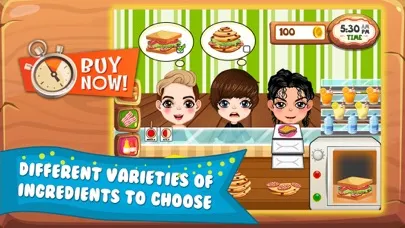 Zrzuty ekranu Sandwich Lunch Food Maker Mania - sim mama story & make cooking dash games for kids