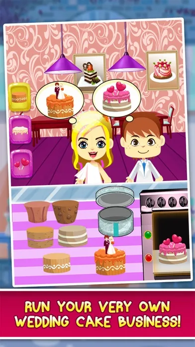 Wedding Cake Food Maker Salon - Fun School Lunch Candy Dessert Making Games for Kids!应用截图