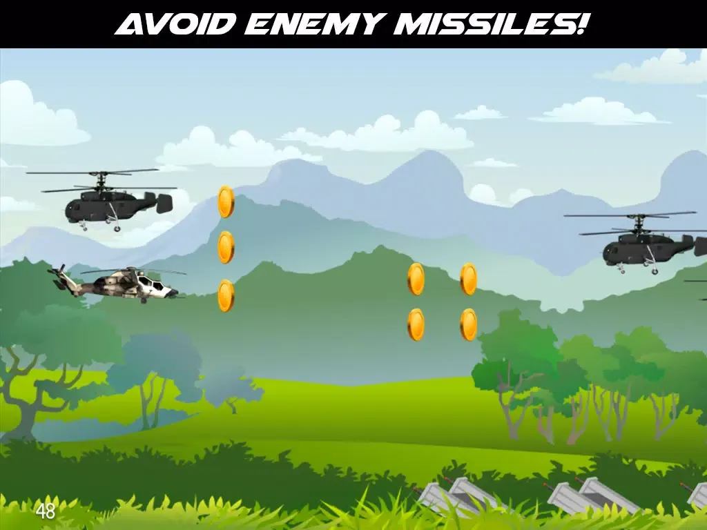 Attack Chopper 2 - Air-striker warrior against a black-hawk guild. Fly an Apache, dodge to avoid hordes of war-zone chaos. iPad  Screenshots