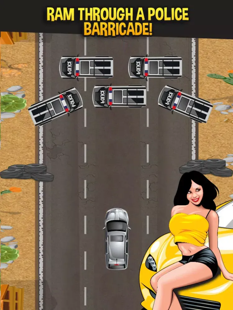 FREEWAY NITRO DRAG RACING - Be a fast and expert driver and drifter on a fast-lane street. iPad  Screenshots