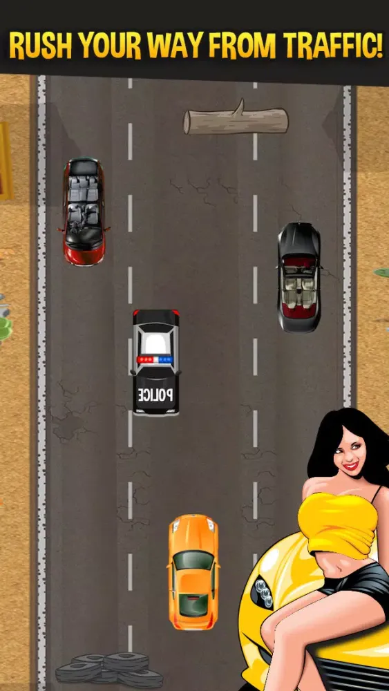 FREEWAY NITRO DRAG RACING - Be a fast and expert driver and drifter on a fast-lane street. Screenshots