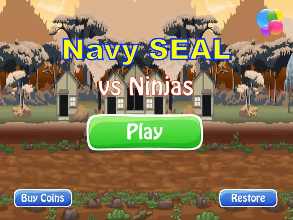 Navy SEALs vs Ninja Kiwi Throwers - A mini tactical assault shooter game iPad  स्क्रीनशॉट