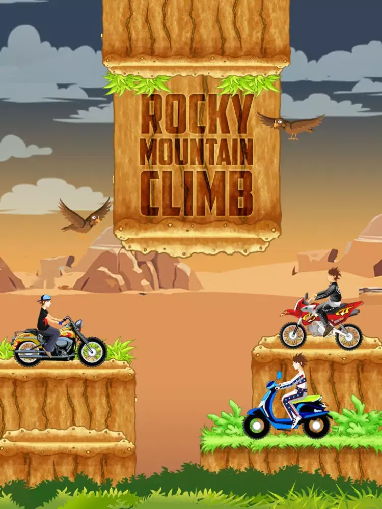 Tangkapan layar Monster Dirtbike Mountain Hill Climb - A Fearless and Xtreme drifting sport! iPad 