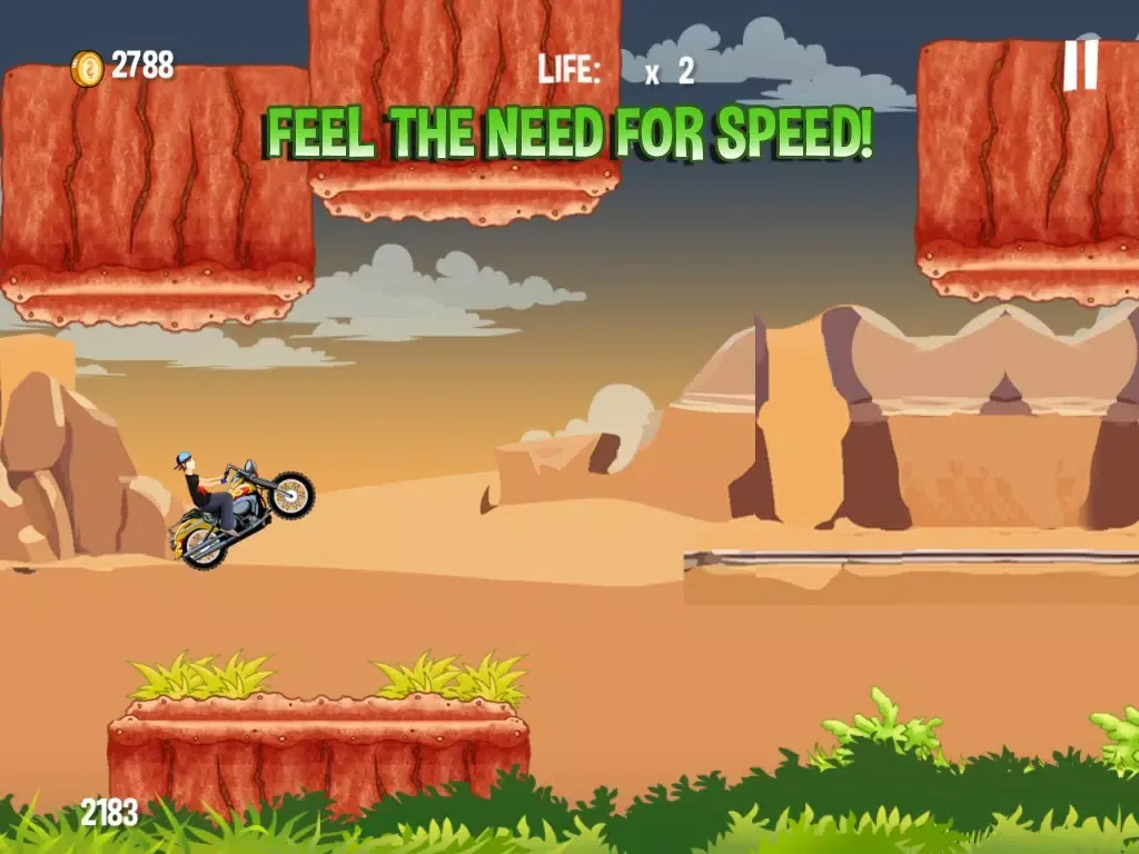 Tangkapan layar Monster Dirtbike Mountain Hill Climb - A Fearless and Xtreme drifting sport! iPad 