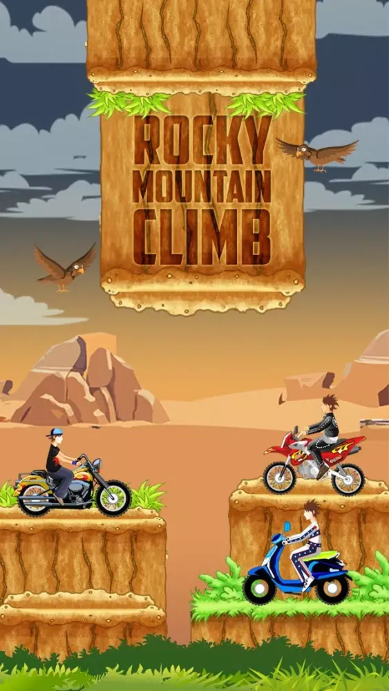 Tangkapan layar Monster Dirtbike Mountain Hill Climb - A Fearless and Xtreme drifting sport!
