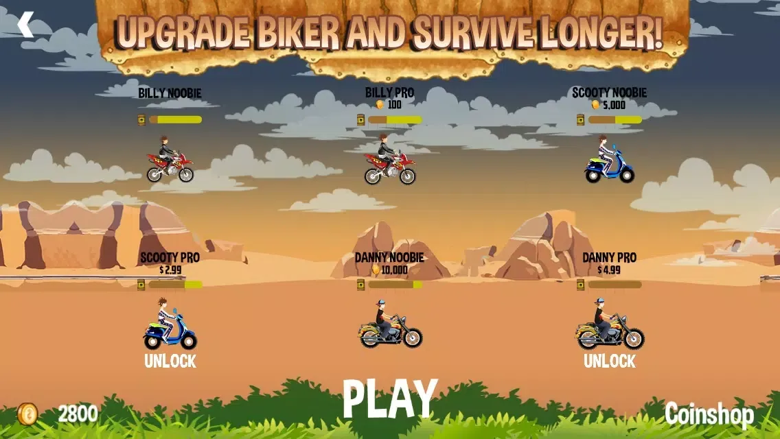 Tangkapan layar Monster Dirtbike Mountain Hill Climb - A Fearless and Xtreme drifting sport!