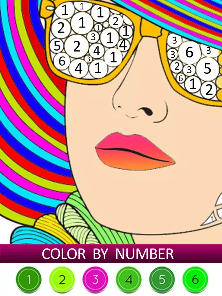 Color By Number: Coloring Fun iPad  Ekran Görüntüleri