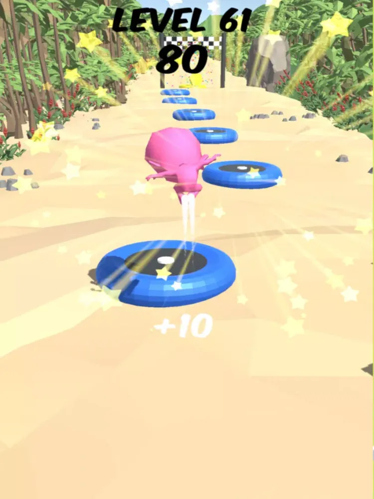 Capturas de pantalla de Trampoline Run Bounce Flip Fun iPad 